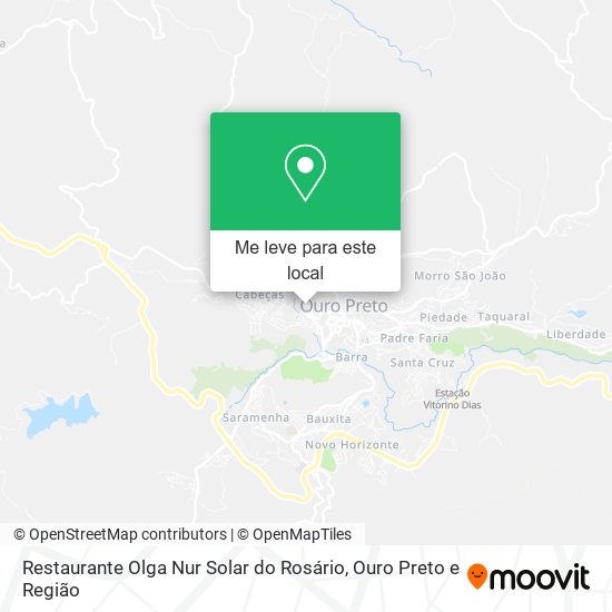Restaurante Olga Nur Solar do Rosário mapa