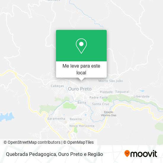Quebrada Pedagogica mapa