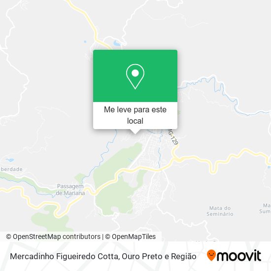 Mercadinho Figueiredo Cotta mapa