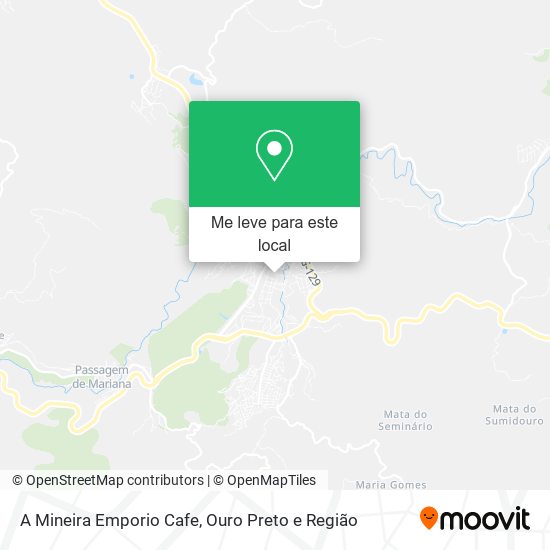 A Mineira Emporio Cafe mapa