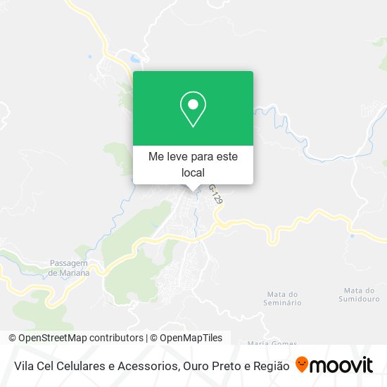Vila Cel Celulares e Acessorios mapa