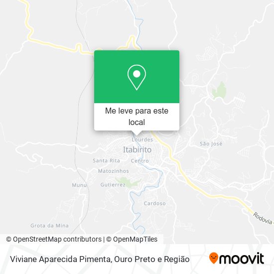 Viviane Aparecida Pimenta mapa