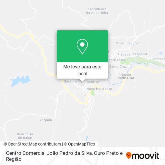 Centro Comercial João Pedro da Silva mapa