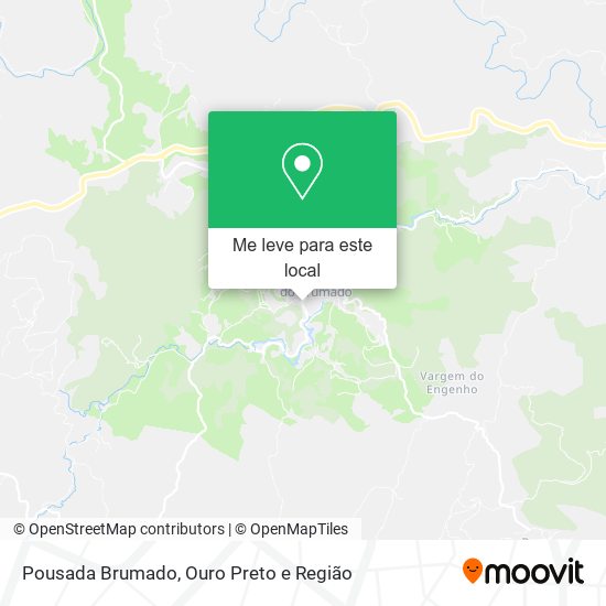 Pousada Brumado mapa