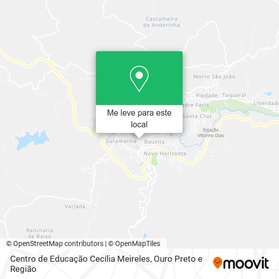 Centro de Educação Cecília Meireles mapa