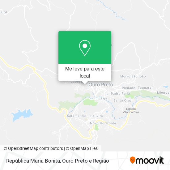 República Maria Bonita mapa