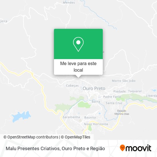 Malu Presentes Criativos mapa