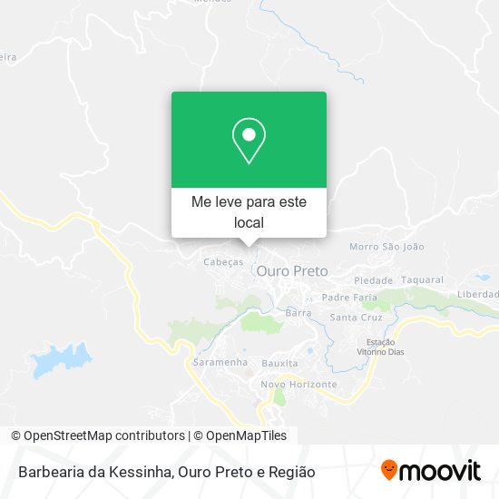 Barbearia da Kessinha mapa