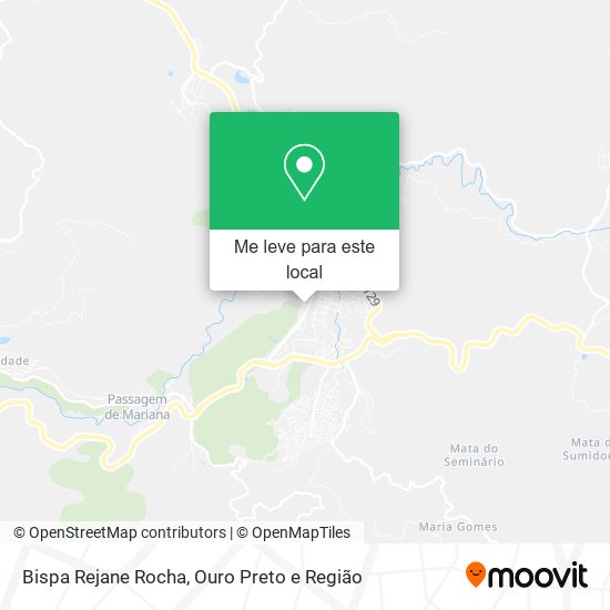 Bispa Rejane Rocha mapa