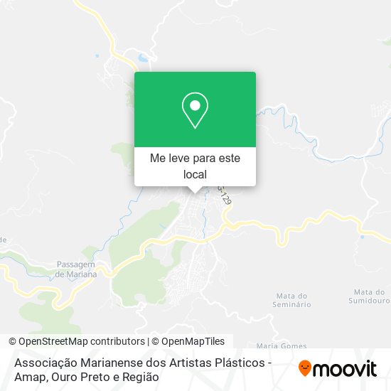 Associação Marianense dos Artistas Plásticos - Amap mapa