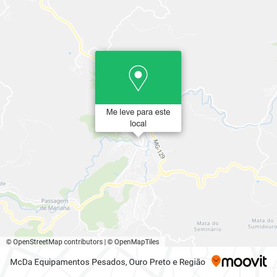 McDa Equipamentos Pesados mapa