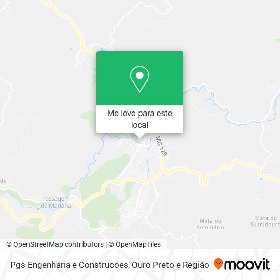 Pgs Engenharia e Construcoes mapa