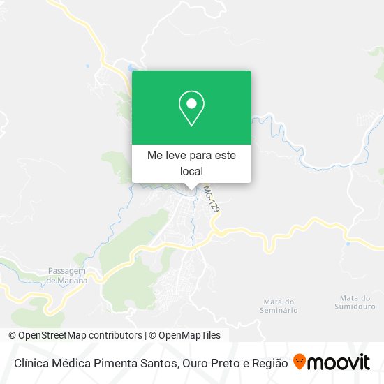 Clínica Médica Pimenta Santos mapa