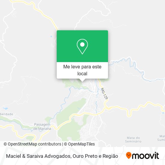 Maciel & Saraiva Advogados mapa