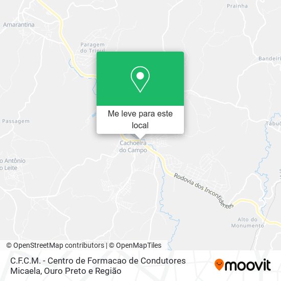 C.F.C.M. - Centro de Formacao de Condutores Micaela mapa