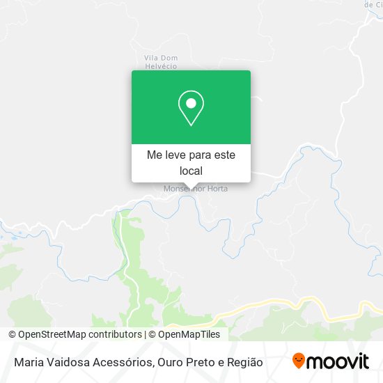 Maria Vaidosa Acessórios mapa