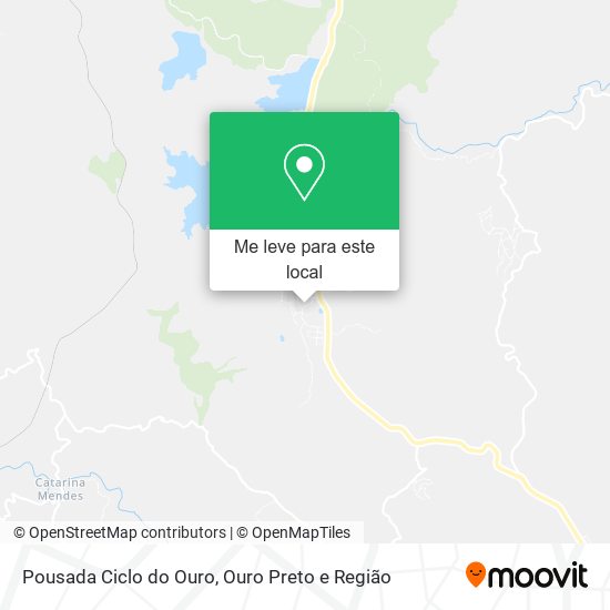Pousada Ciclo do Ouro mapa