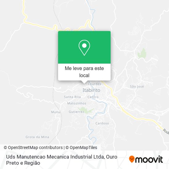 Uds Manutencao Mecanica Industrial Ltda mapa