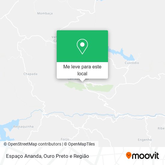 Espaço Ananda mapa
