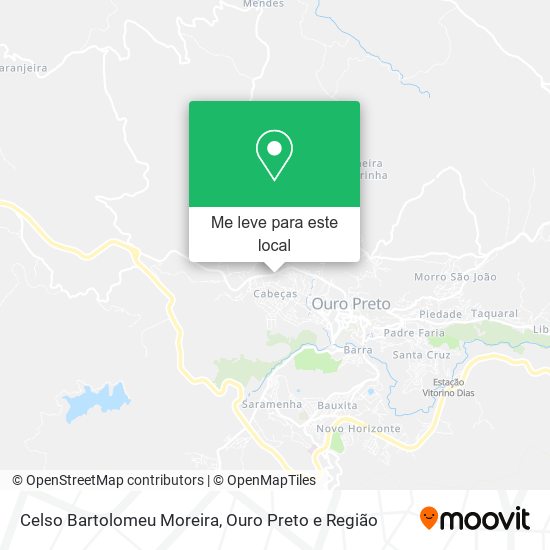 Celso Bartolomeu Moreira mapa