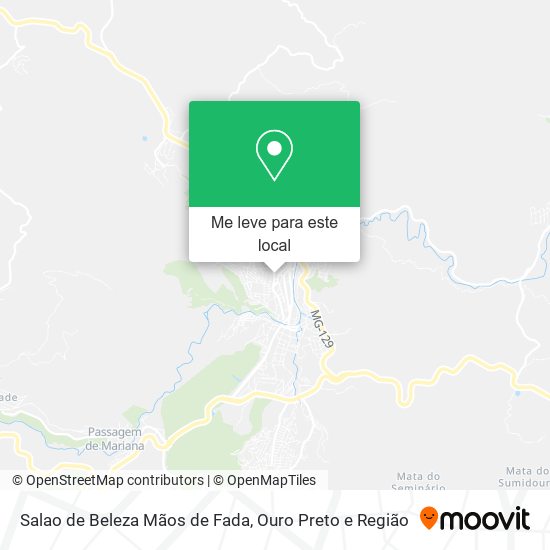Salao de Beleza Mãos de Fada mapa