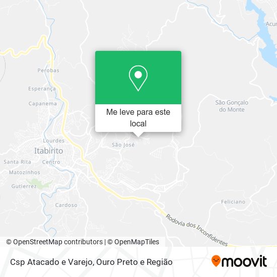 Csp Atacado e Varejo mapa