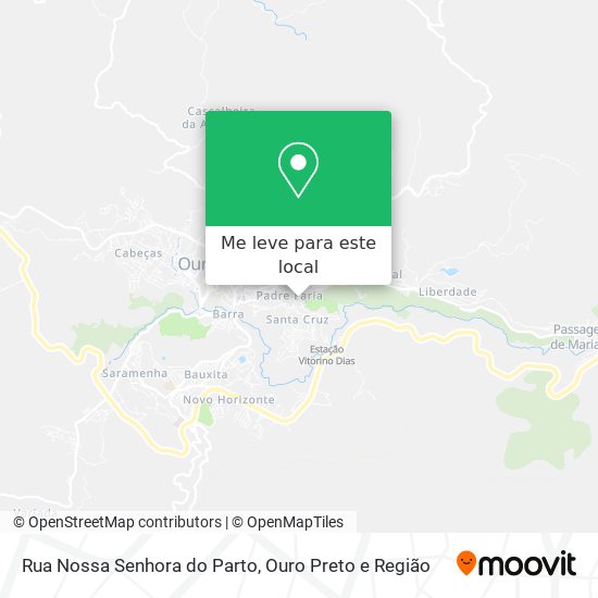 Rua Nossa Senhora do Parto mapa