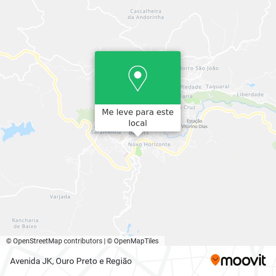 Avenida JK mapa