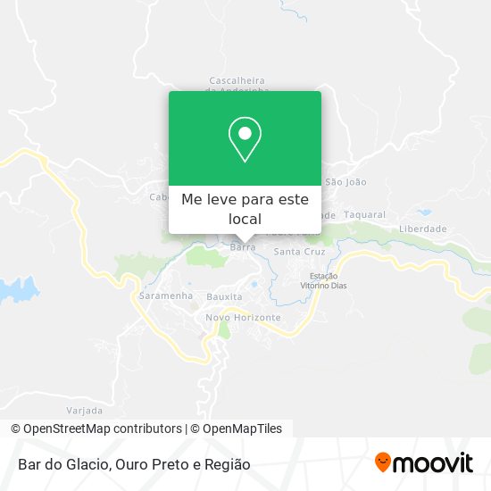 Bar do Glacio mapa