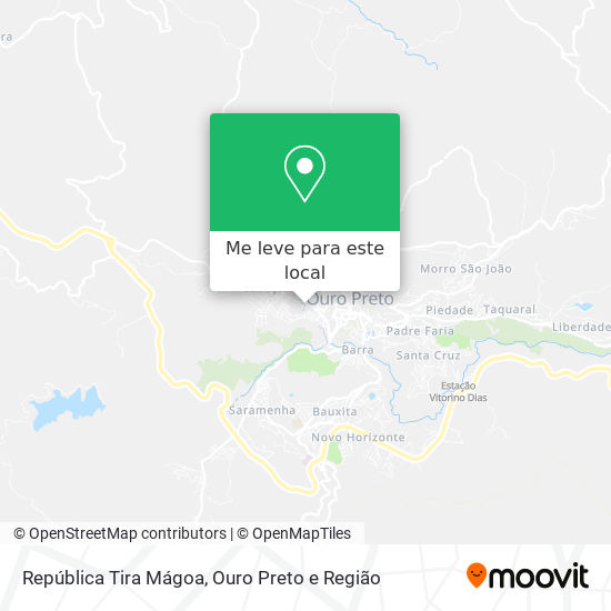 República Tira Mágoa mapa