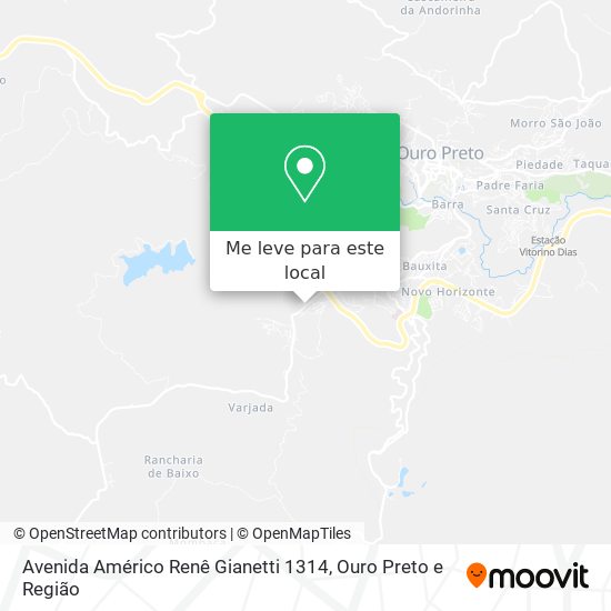 Avenida Américo Renê Gianetti 1314 mapa