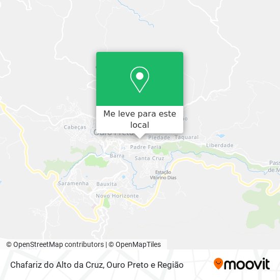 Chafariz do Alto da Cruz mapa