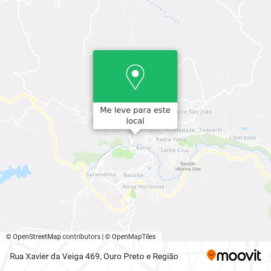 Rua Xavier da Veiga 469 mapa