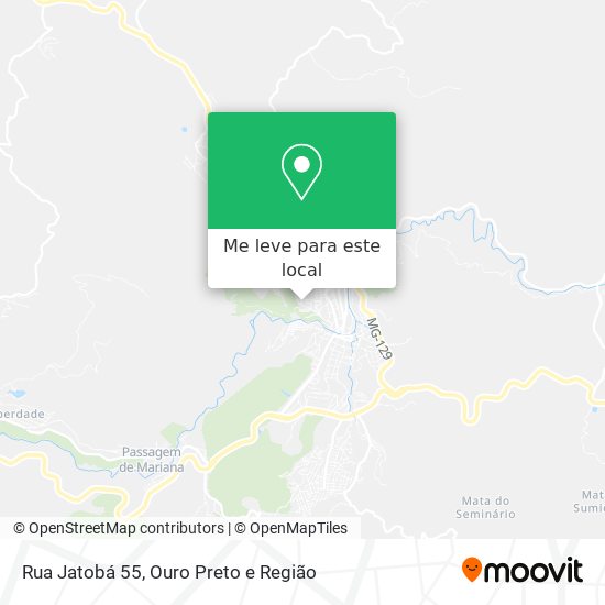 Rua Jatobá 55 mapa