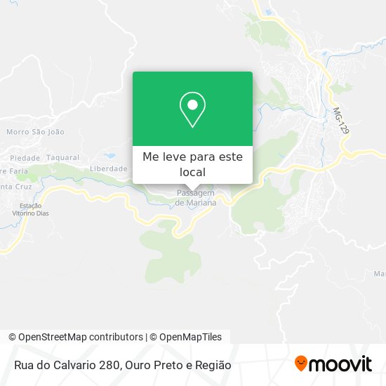 Rua do Calvario 280 mapa