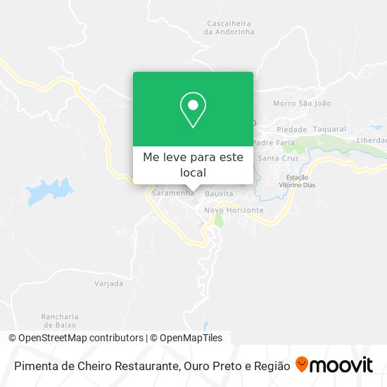 Pimenta de Cheiro Restaurante mapa