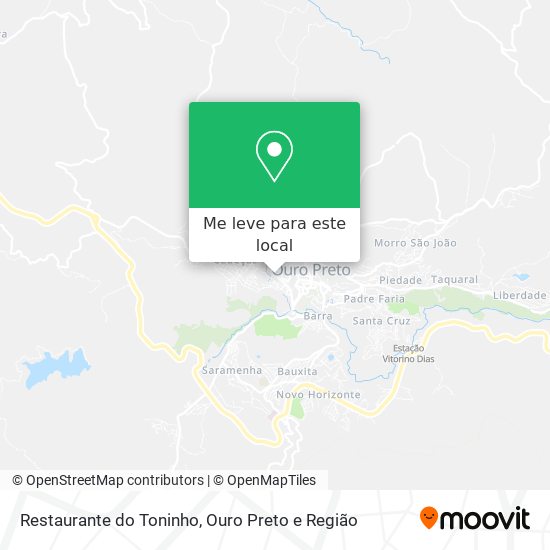 Restaurante do Toninho mapa