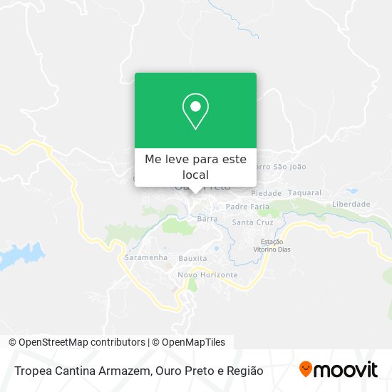 Tropea Cantina Armazem mapa