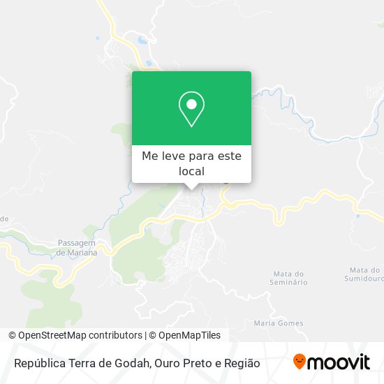 República Terra de Godah mapa