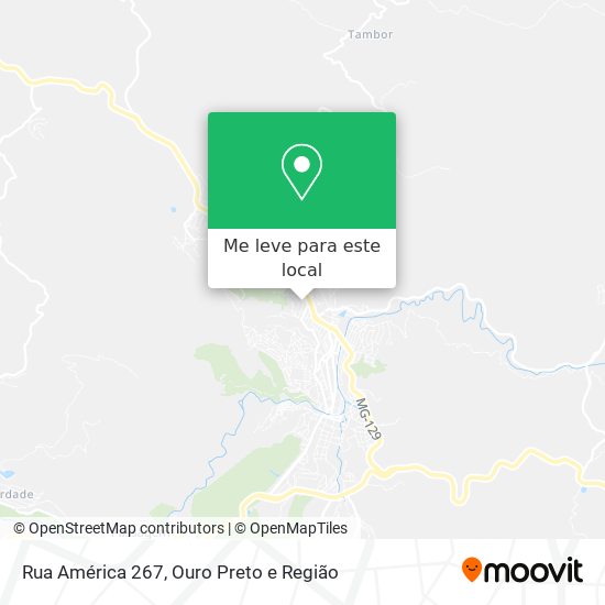 Rua América 267 mapa