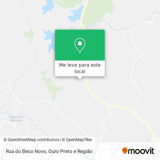 Rua do Beco Novo mapa