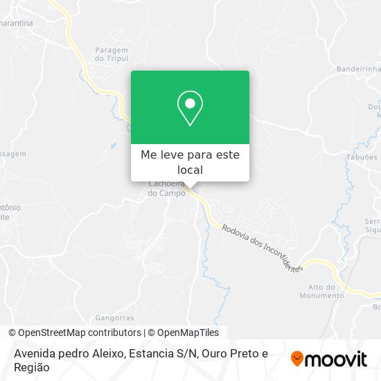 Avenida pedro Aleixo, Estancia S / N mapa