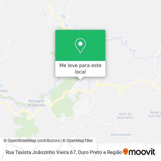 Rua Taxista Joãozinho Vieira 67 mapa