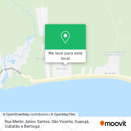 Rua Merlin Júnior mapa