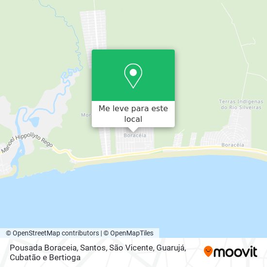 Pousada Boraceia mapa