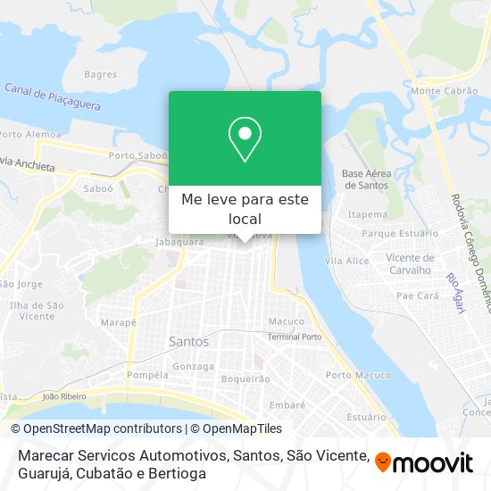 Marecar Servicos Automotivos mapa