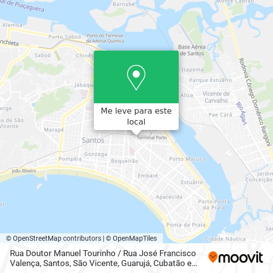 Rua Doutor Manuel Tourinho / Rua José Francisco Valença mapa