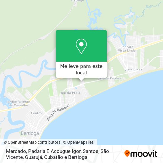 Mercado, Padaria E Acougue Igor mapa