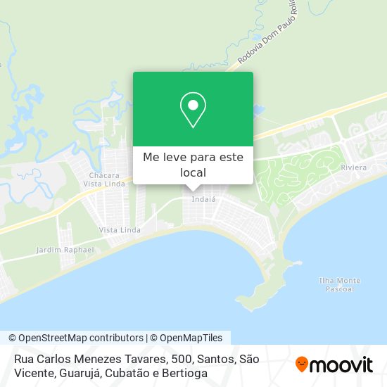 Rua Carlos Menezes Tavares, 500 mapa
