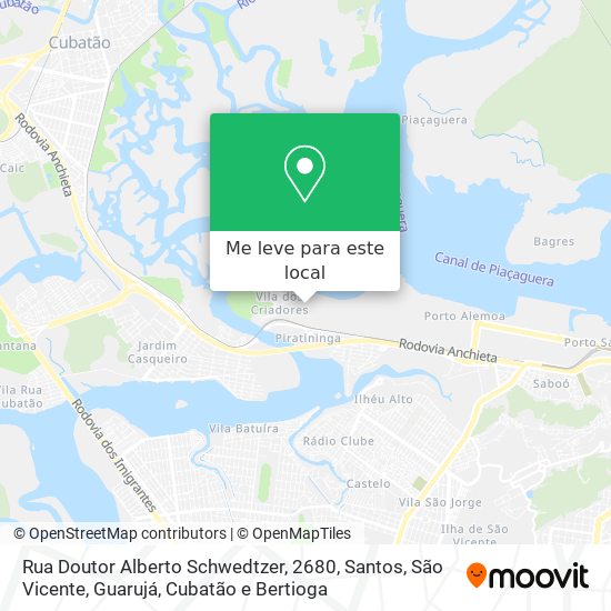 Rua Doutor Alberto Schwedtzer, 2680 mapa